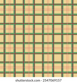 Plaid repeat pattern.Checkered tartan gingham seamless pattern for Christmas. Geometric graphic vector illustration background design for fabric and print.