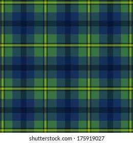 plaid in Scottish style, kilt, vector illustration