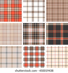 plaid seamless pattern background, symmetrical