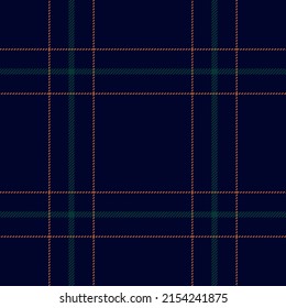 Pintar un patrón impecable en azul. Comprobar la textura de tela. Diseño de impresión textil vectorial.