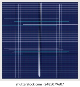 Plaid seamless pattern in blue its Striking, Symmetrical Pattern featuring navy blue  color . first utilized for  Blankets and Jackets, decorating, interior design, wallpapers.