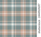 Plaid seamless pattern. Check cosy plaids. Repeating tartan checks design. Repeated scottish fall flannel. Madras fabric prints. Neutral wool lattice. Repeat abstract ekose woven. Vector illustration