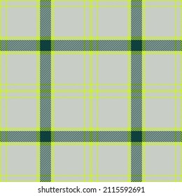 Plaid seamless pattern. Check fabric texture. Vector textile print design.