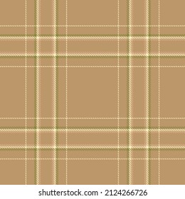 Plaid seamless pattern. Check fabric texture. Vector textile print design.
