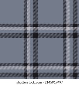 Plaid seamless pattern. Check fabric texture. Vector textile print design.