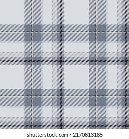 Plaid seamless pattern. Check fabric texture. Vector textile print design.