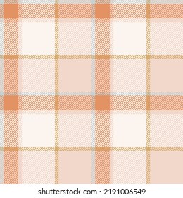 Plaid seamless pattern. Check fabric texture. Vector textile print design.