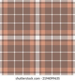 Plaid seamless pattern. Check fabric texture. Vector textile print design.