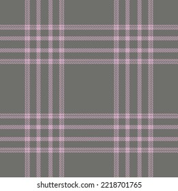 Plaid seamless pattern. Check fabric texture. Vector textile print design.