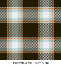 Plaid seamless pattern. Check fabric texture. Vector textile print design.