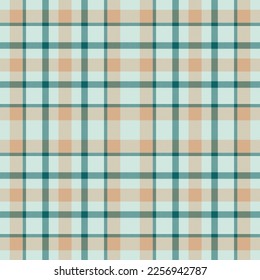 Patrón sin fisuras. Comprobar la textura de tela. Diseño de impresión textil vectorial.