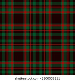 Plaid seamless pattern. Check fabric texture. Vector textile print design.
