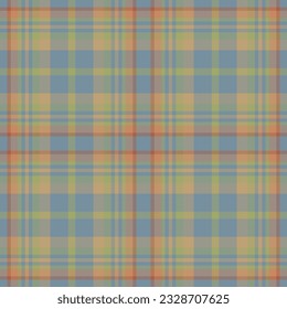 Plaid seamless pattern. Check fabric texture. Vector textile print design.