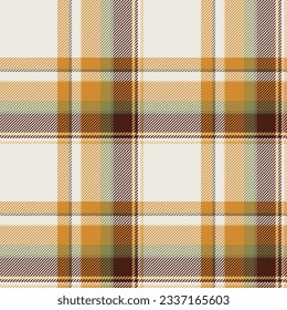 Plaid seamless pattern. Check fabric texture. Vector textile print design.