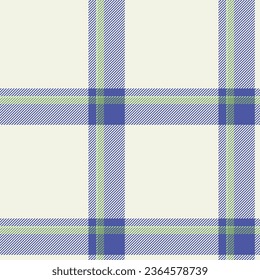 Plaid seamless pattern. Check fabric texture. Vector textile print design.