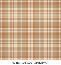 Plaid seamless pattern. Check fabric texture. Vector textile print design.