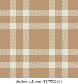 Plaid seamless pattern. Check fabric texture. Vector textile print design.