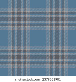 Plaid seamless pattern. Check fabric texture. Vector textile print design.