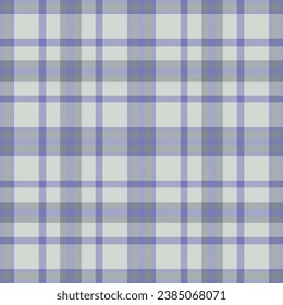 Plaid seamless pattern. Check fabric texture. Vector textile print design.