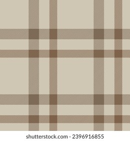 Plaid seamless pattern. Check fabric texture. Vector textile print design.