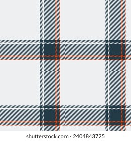 Plaid seamless pattern. Check fabric texture. Vector textile print design.