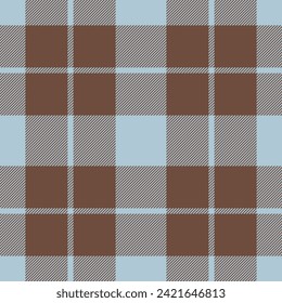 Plaid seamless pattern. Check fabric texture. Vector textile print design.