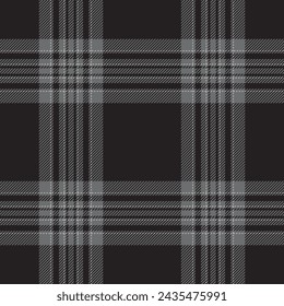 Plaid seamless pattern. Check fabric texture. Vector textile print design.