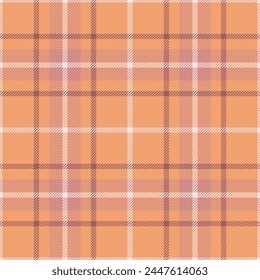 Plaid seamless pattern. Check fabric texture. Vector textile print.