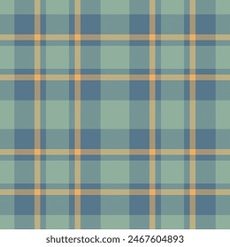 Plaid seamless pattern. Check fabric texture. Vector textile print.