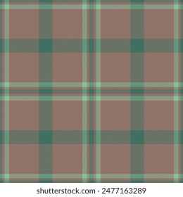 Plaid seamless pattern. Check fabric texture. Vector textile print.