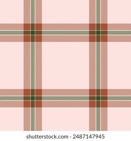 Plaid nahtloses Muster. Textur des Stoffs prüfen. Textildruck der Vektorgrafik.