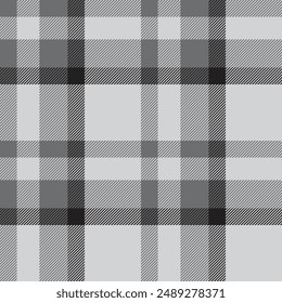 Plaid seamless pattern. Check fabric texture. Vector textile print.