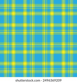 Plaid seamless pattern. Check fabric texture. Vector textile print.