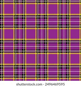 Nahtloses Plaid-Muster. Überprüfen Sie die Textur des Stoffes. Vektor Textildruckanzug Kurt digitales Design Motiv bunte Tapete Illustration, traditionelles Design