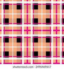 Nahtloses Plaid-Muster. Überprüfen Sie die Textur des Stoffes. Vektor Textildruckanzug Kurt digitales Design Motiv bunte Tapete Illustration, traditionelles Design