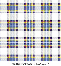 Plaid seamless pattern. Check the fabric texture. Vector textile printsuit Kurt digital design motif colourful wallpaper illustration, traditional design