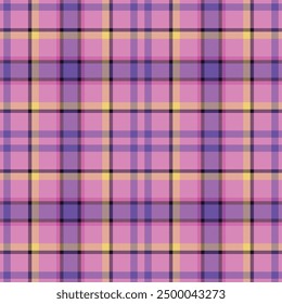 Nahtloses Plaid-Muster. Überprüfen Sie die Textur des Stoffes. Vektortextildruck.