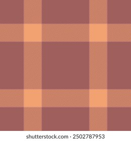Plaid seamless pattern. Check fabric texture. Vector textile print.