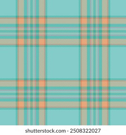 Plaid seamless pattern. Check fabric texture. Vector textile print.