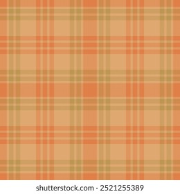 Plaid seamless pattern. Check fabric texture. Vector textile print.