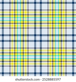 Patrón sin costuras a cuadros. Revisa la textura de la tela. Vector textil estampado.