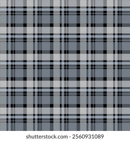 Plaid seamless pattern Check fabric texture Vector textile print