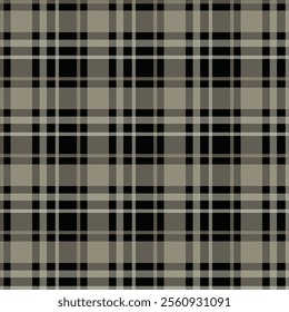 Plaid seamless pattern Check fabric texture Vector textile print