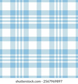 Plaid seamless pattern. Check line. Repeating tartan checks design. Repeated scottish stripe flannel. Scotland fabric prints. Gingham twill lattice. Repeat ekose weave plaids. Vector illustration