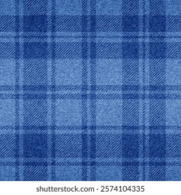 Plaid seamless pattern. Check line. Repeating tartan checks design. Repeated scottish stripe flannel. Scotland fabric prints. Gingham twill lattice. Repeat ekose weave denim. Vector illustration