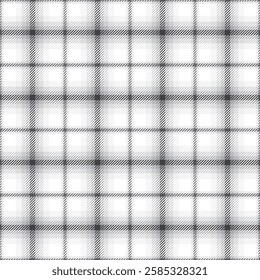 Plaid seamless pattern. Check line. Repeating tartan checks design. Repeated scottish stripe flannel. Scotland fabric prints. Gingham twill lattice. Repeat checkered weave plaids. Vector illustration