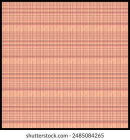 Plaid seamless pattern in check style its Striking, Symmetrical Pattern featuring  peach color . first utilized for  Blankets and Jackets, decorating, interior design, wallpapers