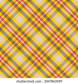 Plaid seamless pattern. Classic Tartan colored cage. Abstract texture. Fashion checkered background. Vector graphics printing on fabric, shirt, textile, curtain and tablecloth.