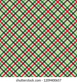 Plaid Seamless Pattern - Plaid design for Christmas holiday