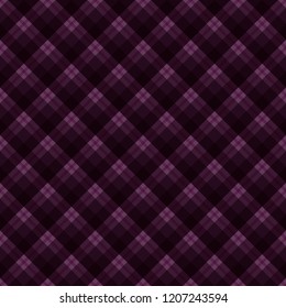 Plaid Seamless Pattern - Plaid design in colors of plum, purple, pink, and magenta